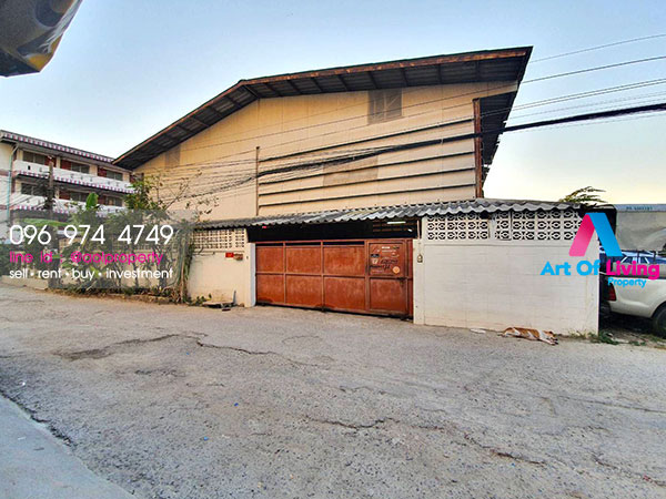 ขายที่ดินพร้อมสิ่งปลูกสร้าง ใกล้รถไฟฟ้าศรีลาซาล-ศรีนครินทร์ (AOL-P51-2003001503)