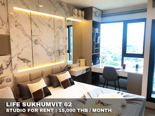 (เช่า) FOR RENT LIFE SUKHUMVIT 62 / Studio / 26 Sqm.**15,000** CLOSE BTS BANGCHAK