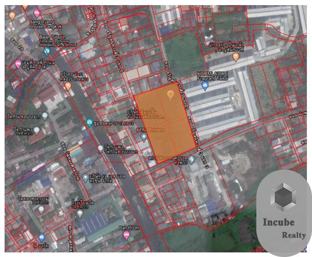 P33LR2006008 ขายที่ดิน 5-2-80.7 ไร่วัดท่าพระ กรุงเทพ 208 ล้านบาท