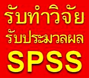 รับปรึกษาทำงานวิจัย วิทยานิพนธ์ แผนธุรกิจ รายงานวิชาต่างๆ และประมวลผล  SPSS a3