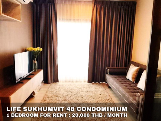 (เช่า) FOR RENT LIFE SUKHUMVIT 48 / 1 bedroom / 38 Sqm.**20,000** CLOSE BTS PHRAKANONG