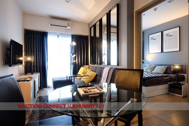 Whizdom Connect Sukhumvit 101 clean 2 bedrooms 14th floor BTS Punnawithi