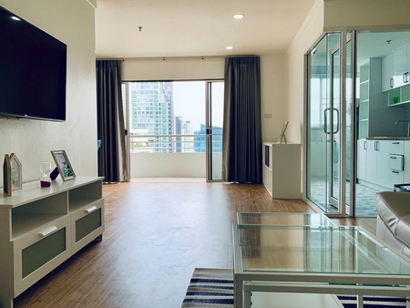 คอนโด 2 ห้องนอน ให้เช่า Top View Tower Sukhumvit 59 เลี้ยงสัตว์ได้ ระเบียงใหญ่ ใกล้BTSทองหล่อ