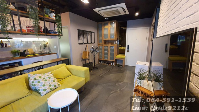 ขายCondo เหมือนได้อยู่ ChicResort Elio Del Ray Fชั้น1 ฮวงจุ๊ยที่ดี 45.27ตรม. แต่งเต็ม 4.39ล.บาท